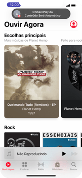 Como ouvir música com outra pessoa no FaceTime - Apple iOS 15 Apple iOS 15 - Passo 14