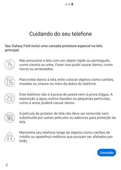 Como configurar pela primeira vez - Samsung Galaxy Fold - Passo 18