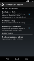 Como restaurar as configurações originais do seu aparelho - Motorola Moto X (2ª Geração) - Passo 5