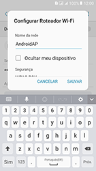 Como usar seu aparelho como um roteador de rede Wi-Fi - Samsung Galaxy J2 Prime - Passo 9