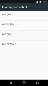 Como encontrar o número de IMEI do seu aparelho - Motorola Moto G5s Plus - Passo 6