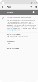 Como se conectar a uma rede Wi-Fi - Motorola Moto G8 Power - Passo 6