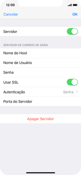 Como configurar seu celular para receber e enviar e-mails - Apple iOS 11 Apple iOS 11 - Passo 18
