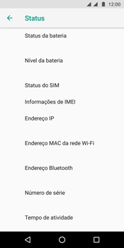Como encontrar o número de IMEI do seu aparelho - Motorola Moto G6 Plus - Passo 6