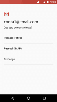 Como configurar seu celular para receber e enviar e-mails - Motorola Moto Z2 Play - Passo 10
