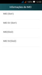 Como encontrar o número de IMEI do seu aparelho - Huawei Y3 - Passo 5