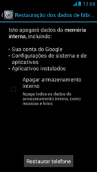 Como restaurar as configurações originais do seu aparelho - Huawei Ascend G510 - Passo 6