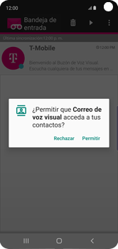 Configurar el correo de voz visual Llamadas y Contactos Galaxy