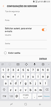 Como configurar seu celular para receber e enviar e-mails - Samsung Galaxy J8 - Passo 13
