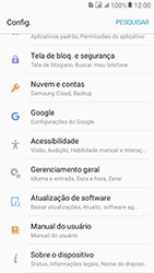 Como encontrar o número de IMEI do seu aparelho - Samsung Galaxy J2 Prime - Passo 3