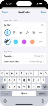 How to set up a Safari profile | Settings | iPhone 14 Pro | T