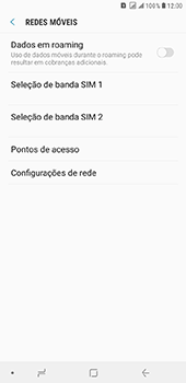 Como ativar e desativar o roaming de dados - Samsung Galaxy J8 - Passo 5