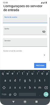 Como configurar seu celular para receber e enviar e-mails - Motorola Moto G7 - Passo 14