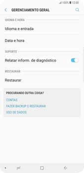 Como restaurar as configurações originais do seu aparelho - Samsung Galaxy S9 Plus - Passo 5