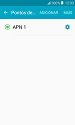 Como configurar a internet do seu aparelho (APN) - Samsung Galaxy J1 - Passo 8