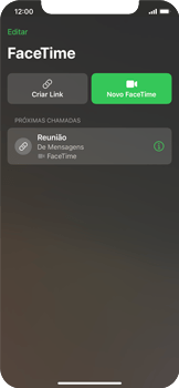 Como compartilhar um link do FaceTime - Apple iOS 15 Apple iOS 15 - Passo 10
