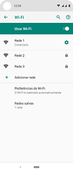 Como se conectar a uma rede Wi-Fi - Motorola One Vision - Passo 9