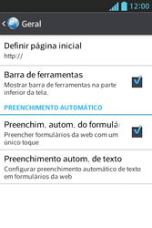 Como configurar a internet do seu aparelho (APN) - LG Optimus L5 - Passo 26