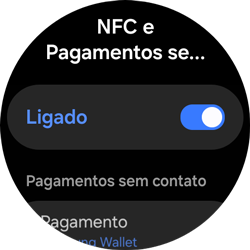 Como ativar a função NFC no Galaxy Watch - Samsung Galaxy Watch Ultra (2024) - Passo 6