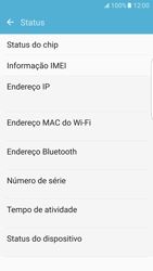Como encontrar o número de IMEI do seu aparelho - Samsung Galaxy S7 Edge - Passo 5