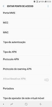 Como configurar a internet do seu aparelho (APN) - Samsung Galaxy J8 - Passo 15