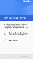 Como configurar pela primeira vez - LG K8 - Passo 8