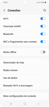 Como ativar e desativar o VoLTE - Samsung Galaxy S23+ - Passo 5