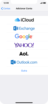 Como configurar seu celular para receber e enviar e-mails - Apple iOS 12 Apple iOS 12 - Passo 5