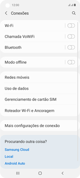 Como conectar à internet (APN automático) - Samsung Galaxy A21s - Passo 9