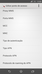 Como configurar a internet do seu aparelho (APN) - Sony Xperia E4G - Passo 15