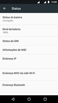 Como encontrar o número de IMEI do seu aparelho - Motorola Moto Z2 Play - Passo 5