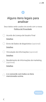 Como configurar pela primeira vez - Samsung Galaxy A21s - Passo 4