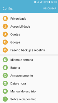 Como restaurar as configurações originais do seu aparelho - Samsung Galaxy On 7 - Passo 4