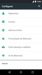 Como restaurar as configurações originais do seu aparelho - Motorola Moto G (3ª Geração) - Passo 4