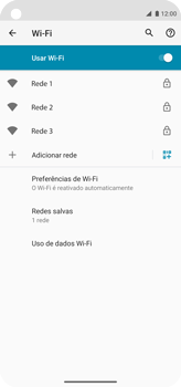 Como se conectar a uma rede Wi-Fi - Motorola Moto G8 Power - Passo 7