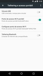 Como usar seu aparelho como um roteador de rede Wi-Fi - LG Google Nexus 5X - Passo 9