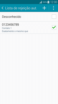 Como bloquear chamadas de um número específico - Samsung Galaxy Note - Passo 14