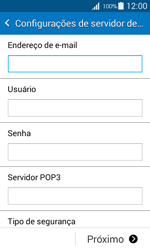 Como configurar seu celular para receber e enviar e-mails - Samsung Galaxy Ace 4 - Passo 8
