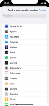 Como personalizar a tela de um aplicativo - Apple iOS 15 Apple iOS 15 - Passo 5