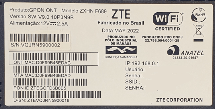 ZTE F689