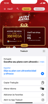 Como traduzir textos no Safari - Apple iOS 15 Apple iOS 15 - Passo 10