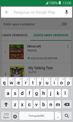 Como baixar aplicativos - Samsung Galaxy J1 - Passo 12