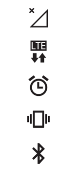 Explicação dos ícones - LG K62 - Passo 4