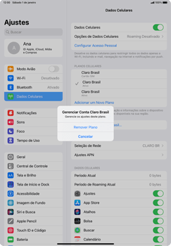 Como desativar o eSIM - Apple iPad Pro 11 - Passo 5