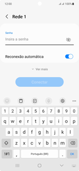 Como se conectar a uma rede Wi-Fi - Samsung Galaxy S23 Ultra - Passo 8