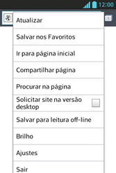 Como configurar a internet do seu aparelho (APN) - LG Optimus L5 - Passo 21