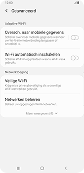 handig redactioneel Centraliseren WiFi | Wi-Fi-Assistentie uitschakelen | Galaxy S9 Plus | Orange België