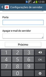 Como configurar seu celular para receber e enviar e-mails - Samsung Galaxy Core Plus - Passo 10