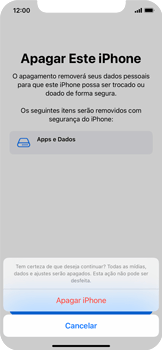 Como restaurar as configurações originais do seu aparelho - Apple iOS 15 Apple iOS 15 - Passo 7