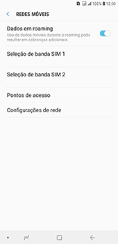 Como ativar e desativar o roaming de dados - Samsung Galaxy J8 - Passo 6